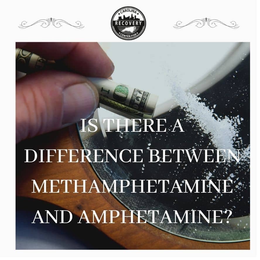 difference between amphetamine and methamphetamine